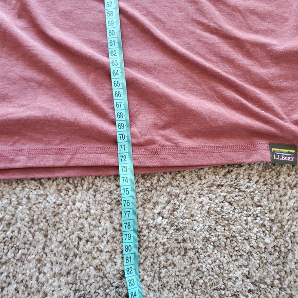 L.L. Bean Pocket T-shirt Slightly Fitted Men's XL Brown Hiking Outdoor - Picture 7 of 8